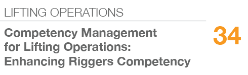 Lifting Operations,34,Competency Management for Lifting Operations: Enhancing Riggers Competency