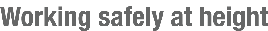 Working safely at height