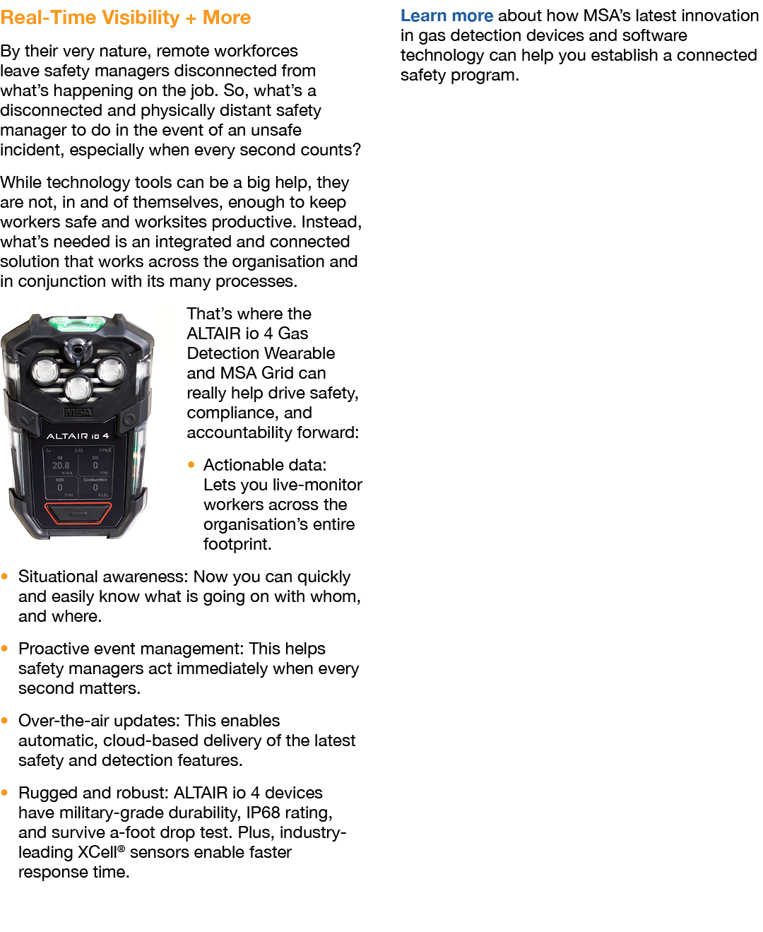 Real Time Visibility + More By their very nature, remote workforces leave safety managers disconnected from what’s ha...