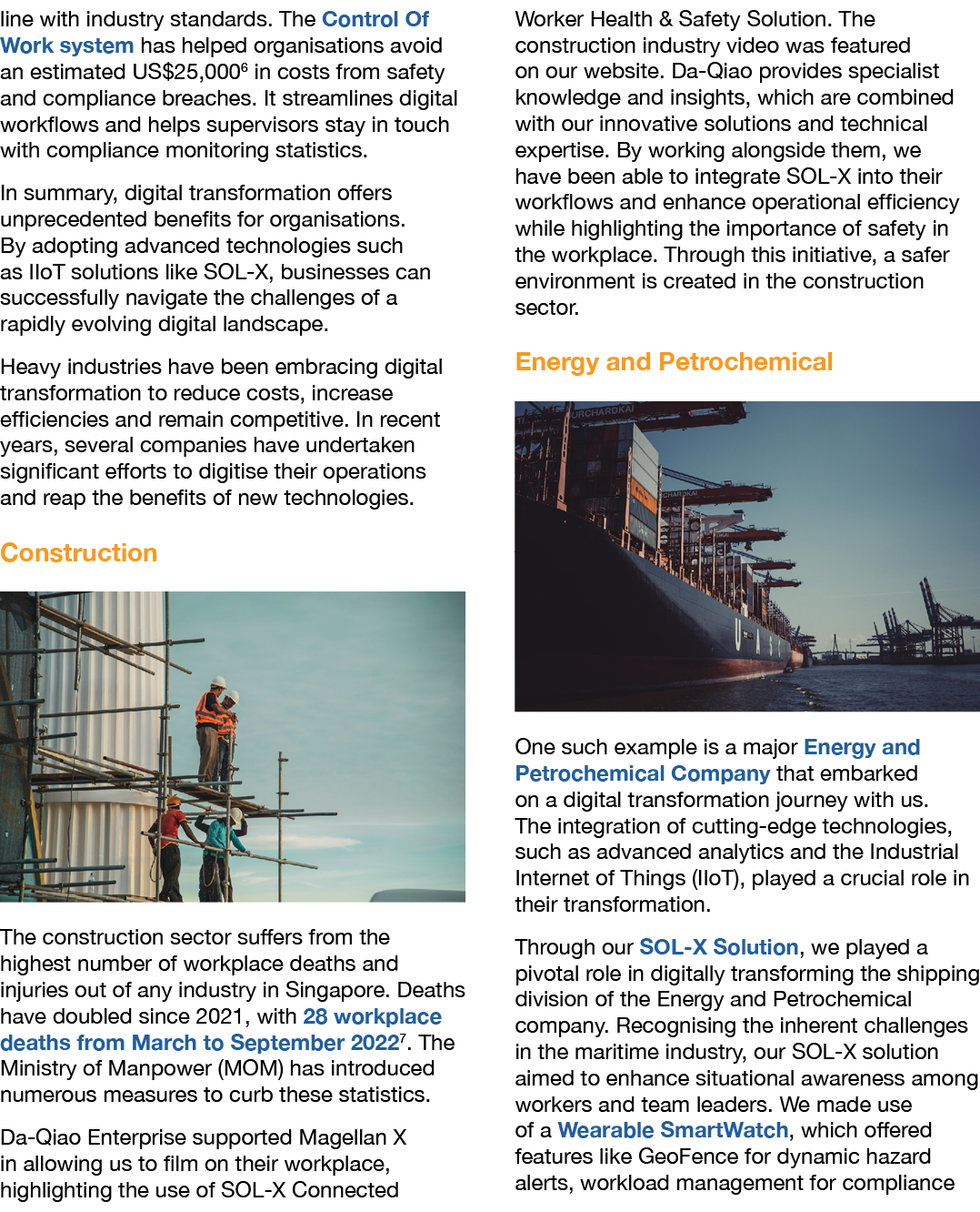 line with industry standards. The Control Of Work system has helped organisations avoid an estimated US$25,0006 in co...