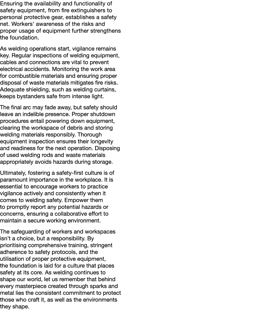 Ensuring the availability and functionality of safety equipment, from fire extinguishers to personal protective gear,...