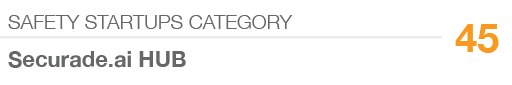 SAFETY STARTUPS CATEGORY,45,Securade.ai HUB