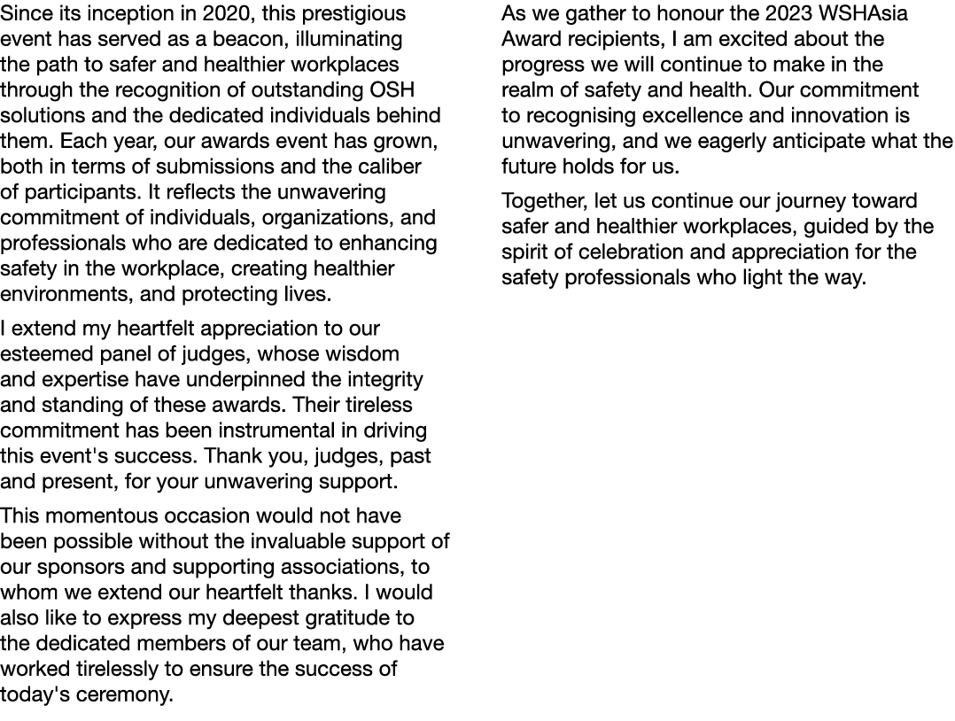 Since its inception in 2020, this prestigious event has served as a beacon, illuminating the path to safer and health...