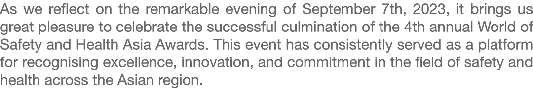 As we reflect on the remarkable evening of September 7th, 2023, it brings us great pleasure to celebrate the successf...