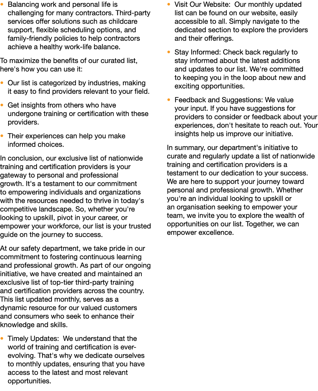 � Balancing work and personal life is challenging for many contractors. Third party services offer solutions such as ...