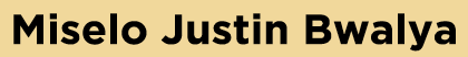 Miselo Justin Bwalya