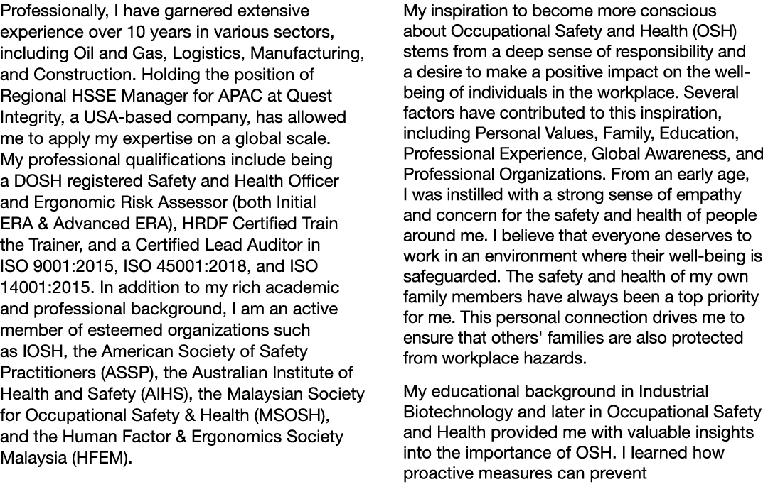 Professionally, I have garnered extensive experience over 10 years in various sectors, including Oil and Gas, Logisti...
