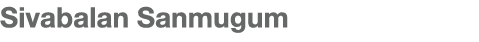 Sivabalan Sanmugum