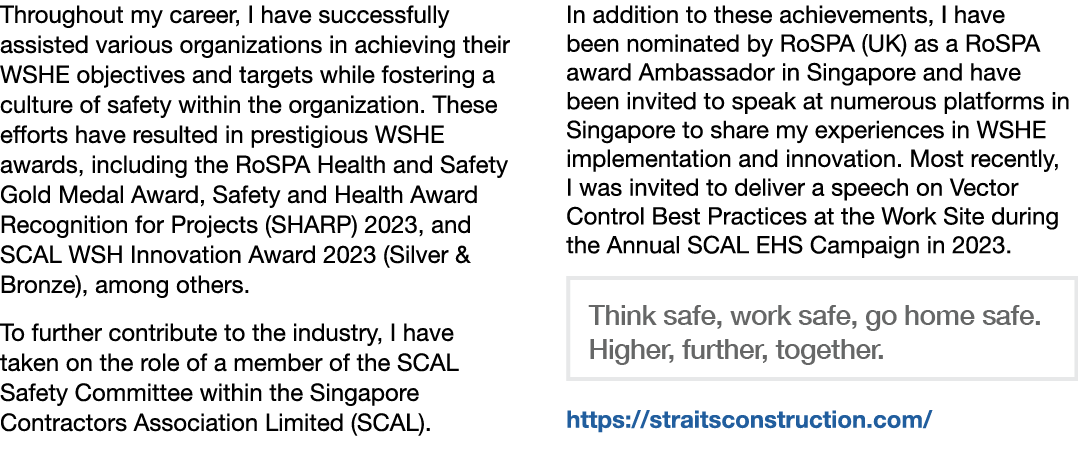 Throughout my career, I have successfully assisted various organizations in achieving their WSHE objectives and targe...