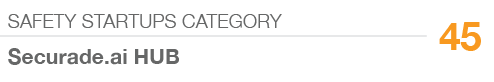 SAFETY STARTUPS CATEGORY,45,Securade.ai HUB