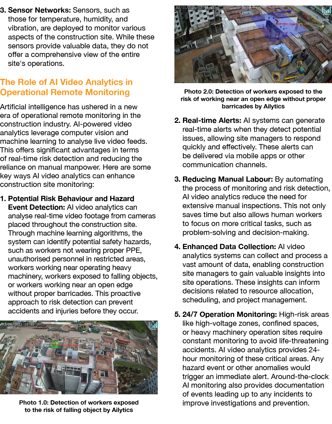 3. Sensor Networks: Sensors, such as those for temperature, humidity, and vibration, are deployed to monitor various ...