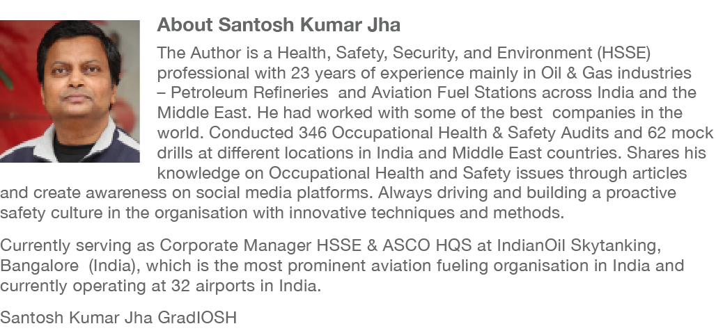 ￼About Santosh Kumar Jha The Author is a Health, Safety, Security, and Environment (HSSE) professional with 23 years ...