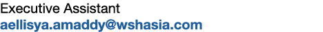 Executive Assistant aellisya.amaddy@wshasia.com