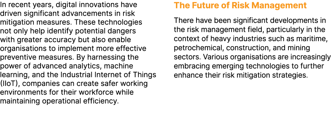 In recent years, digital innovations have driven significant advancements in risk mitigation measures. These technolo...