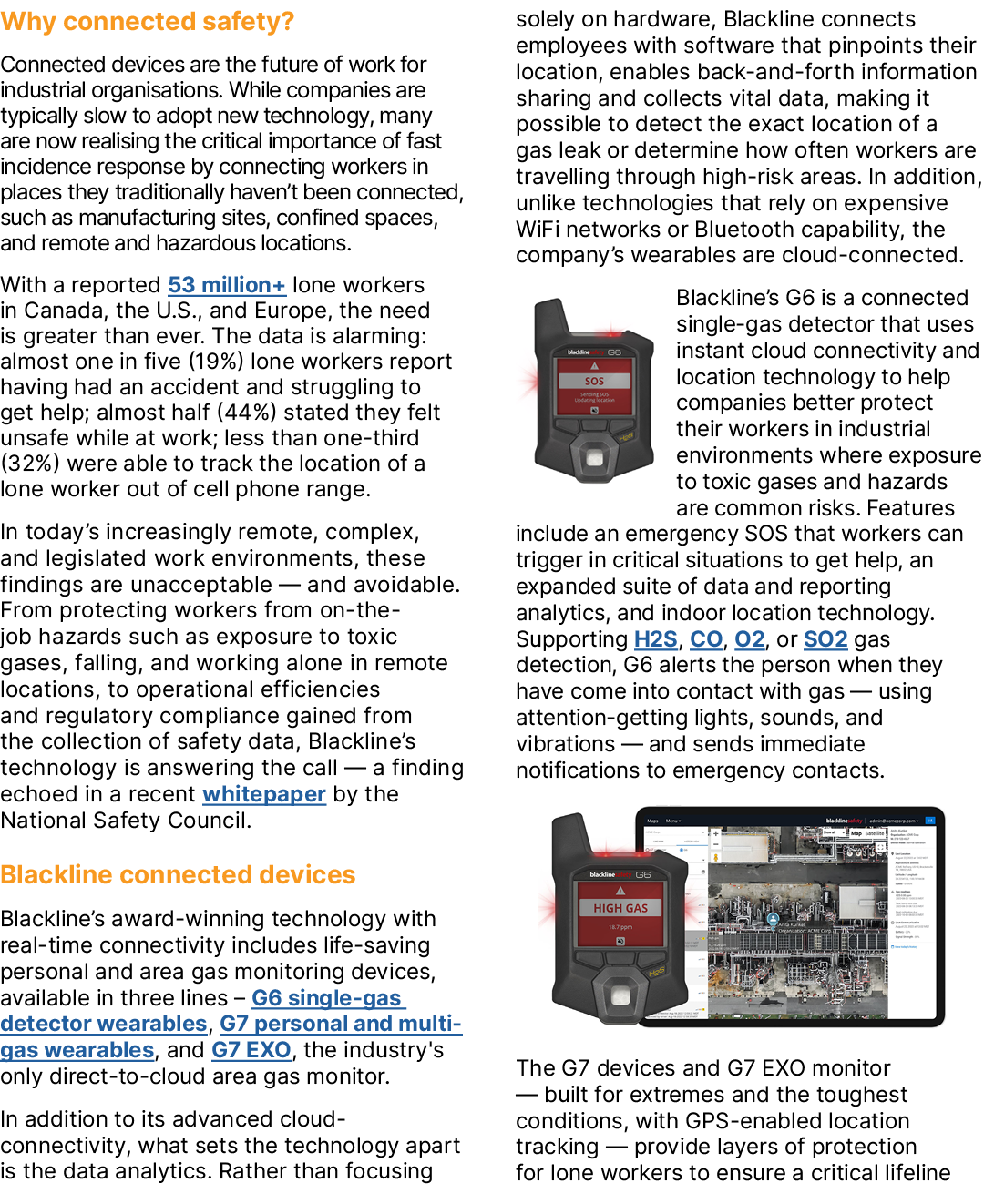 Why connected safety? Connected devices are the future of work for industrial organisations. While companies are typi...