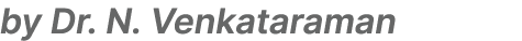 by Dr. N. Venkataraman