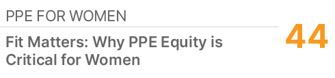 PPE FOR WOMEN,44,Fit Matters: Why PPE Equity is Critical for Women