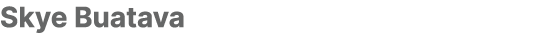 Skye Buatava