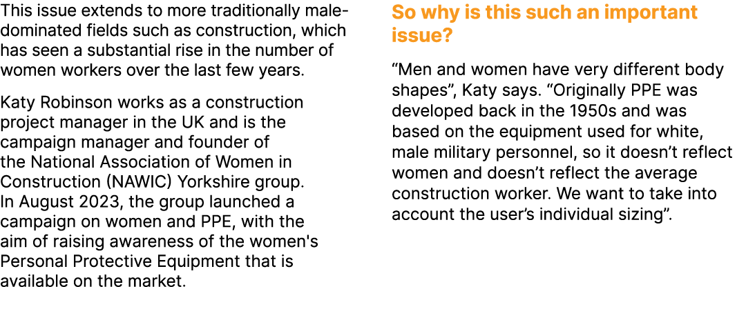 This issue extends to more traditionally male dominated fields such as construction, which has seen a substantial ris...