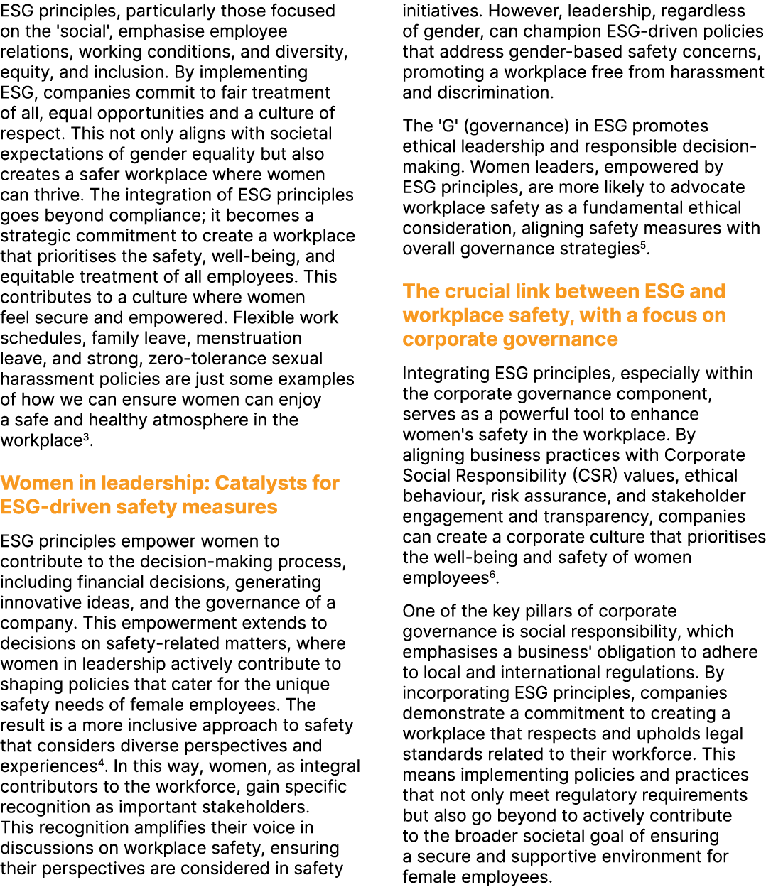 ESG principles, particularly those focused on the 'social', emphasise employee relations, working conditions, and div...