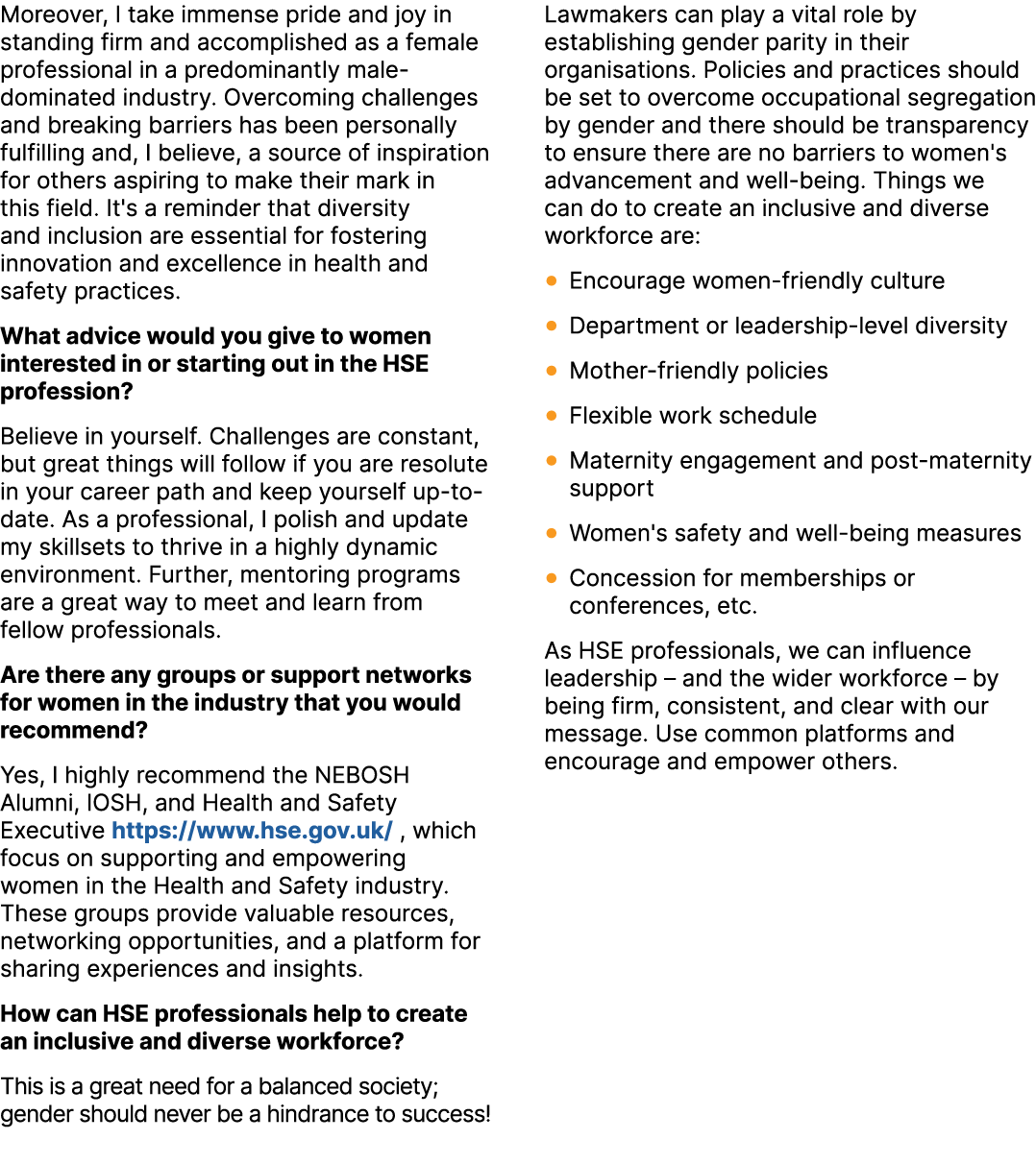 Moreover, I take immense pride and joy in standing firm and accomplished as a female professional in a predominantly ...