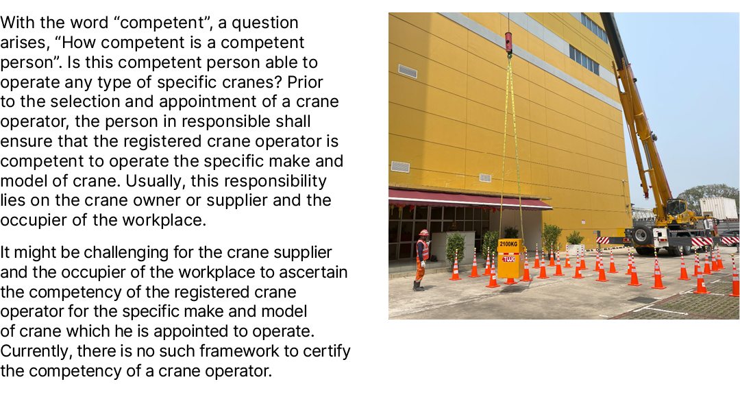 With the word “competent”, a question arises, “How competent is a competent person”. Is this competent person able to...