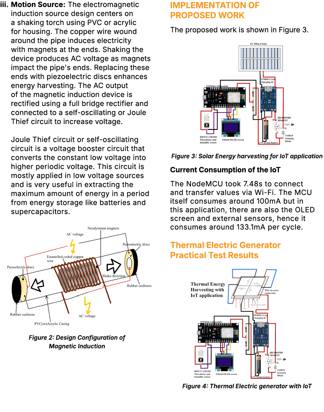 iii. Motion Source: The electromagnetic induction source design centers on a shaking torch using PVC or acrylic for h...