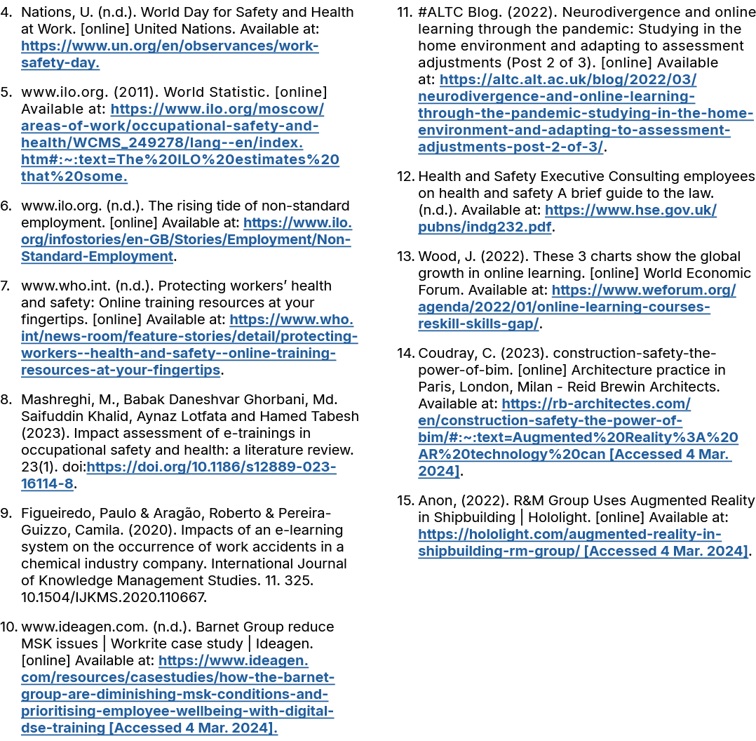 4. ‌Nations, U. (n.d.). World Day for Safety and Health at Work. [online] United Nations. Available at: https://www.u...