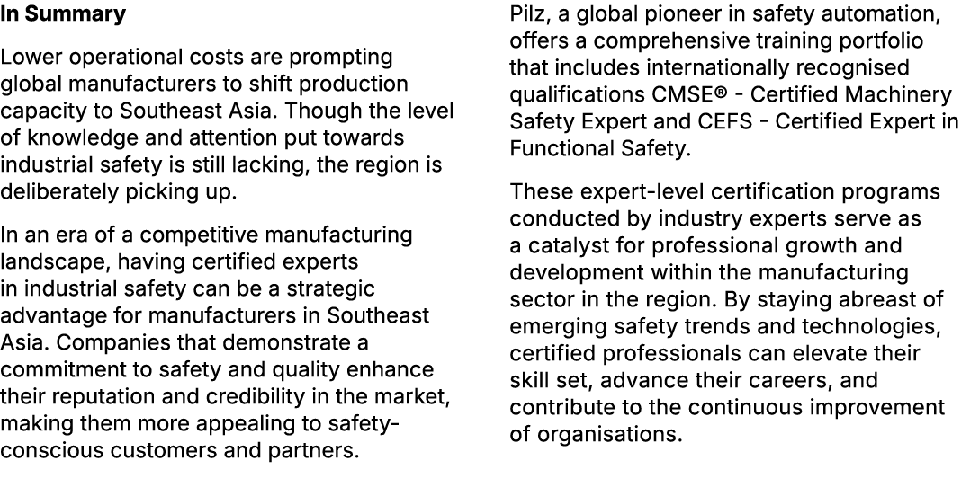 In Summary Lower operational costs are prompting global manufacturers to shift production capacity to Southeast Asia....
