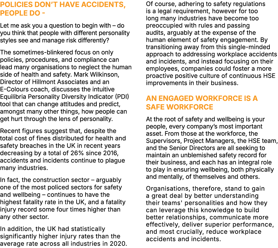 POLICIES DON’T HAVE ACCIDENTS, PEOPLE DO Let me ask you a question to begin with – do you think that people with diff...