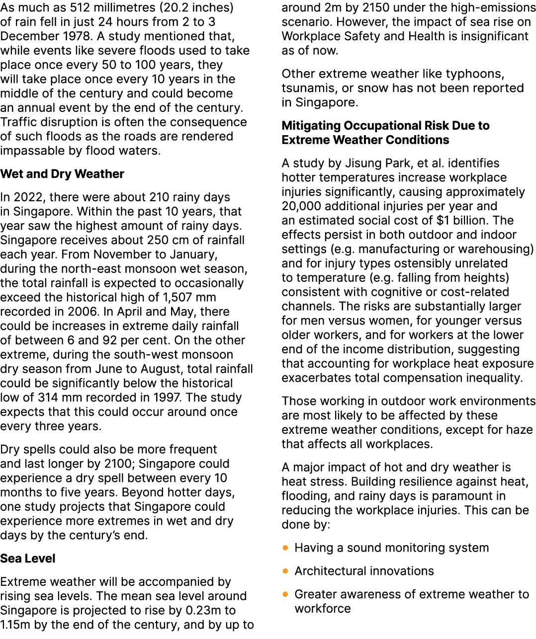 As much as 512 millimetres (20.2 inches) of rain fell in just 24 hours from 2 to 3 December 1978. A study mentioned t...
