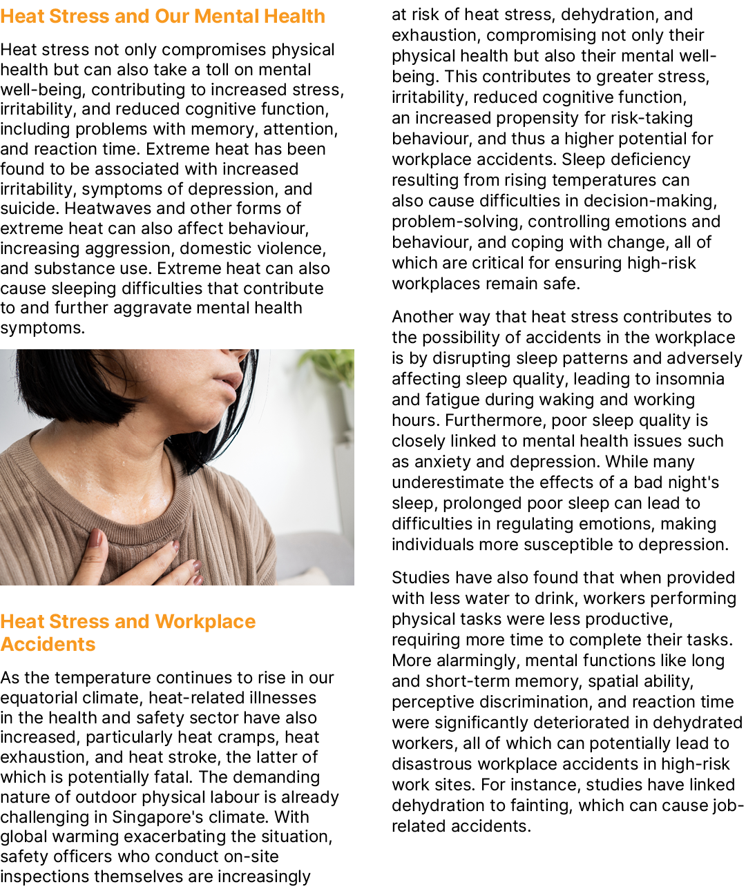 Heat Stress and Our Mental Health Heat stress not only compromises physical health but can also take a toll on mental...