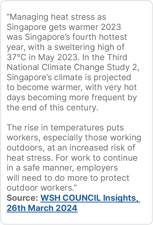 “Managing heat stress as Singapore gets warmer 2023 was Singapore’s fourth hottest year, with a sweltering high of 37...