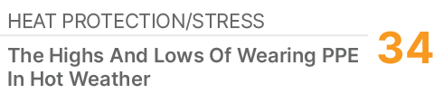 Heat Protection/Stress,34,The Highs And Lows Of Wearing PPE In Hot Weather