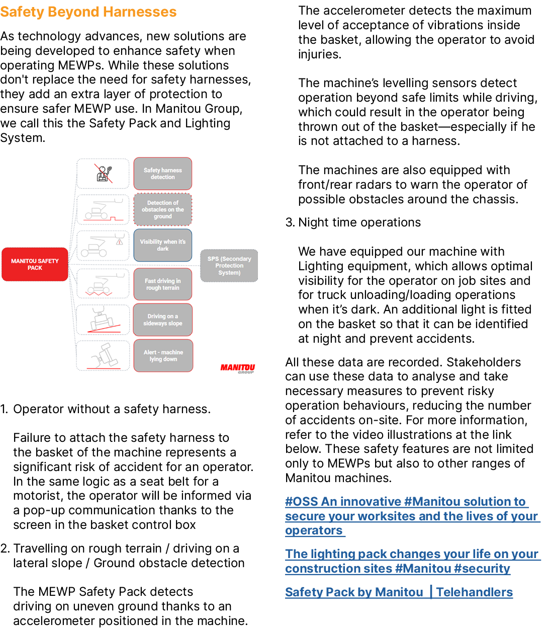 Safety Beyond Harnesses As technology advances, new solutions are being developed to enhance safety when operating ME...