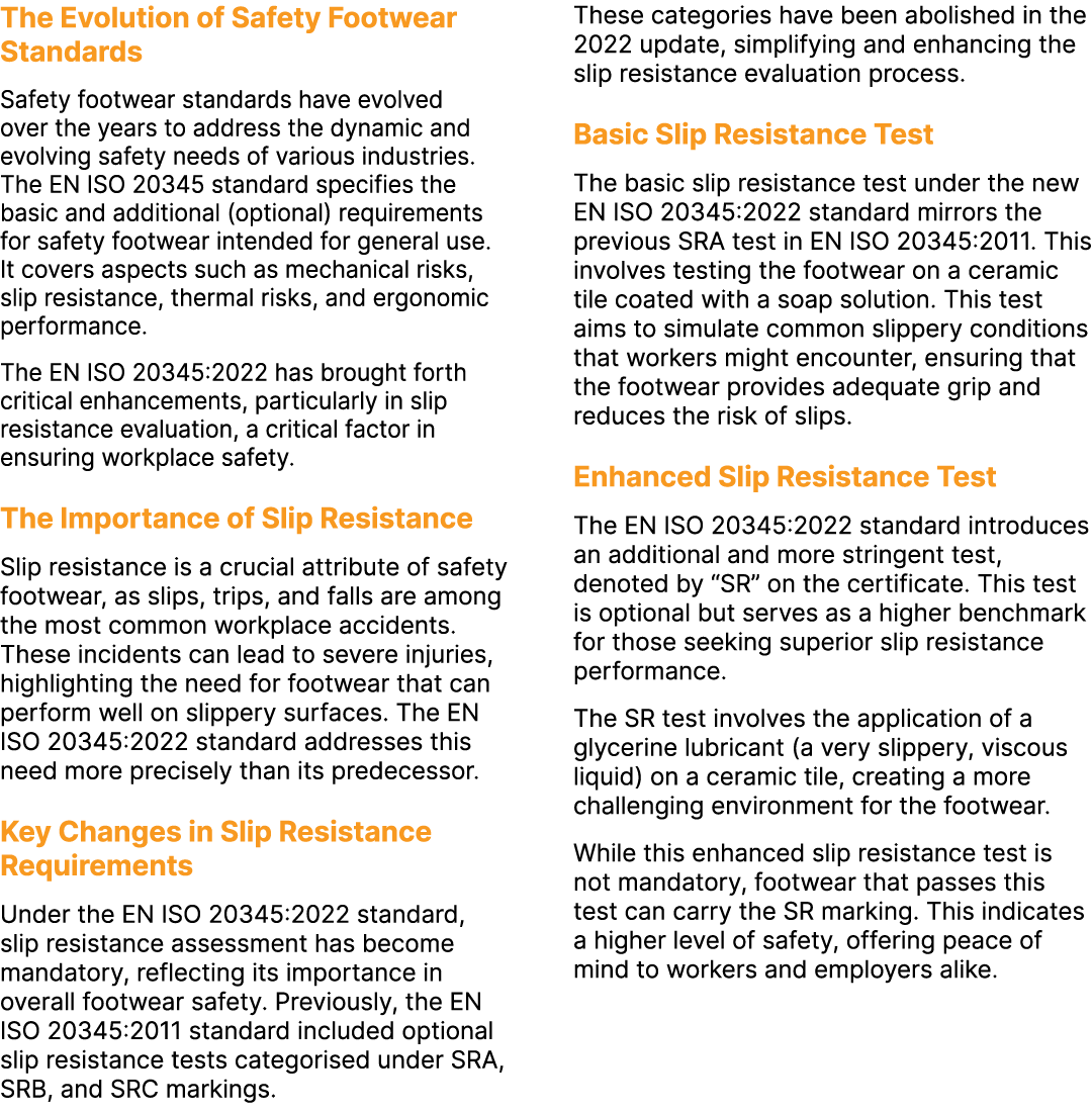 The Evolution of Safety Footwear Standards Safety footwear standards have evolved over the years to address the dynam...