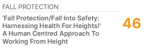 Fall Protection,46,‘Fall Protection/Fall Into Safety: Harnessing Health For Heights!' A Human Centred Approach To Wor...