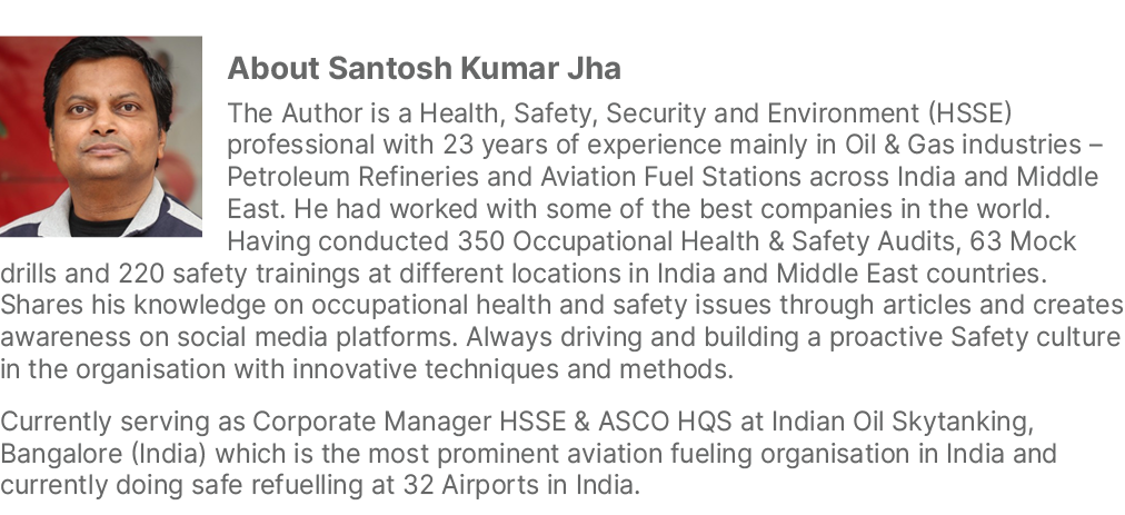￼About Santosh Kumar Jha The Author is a Health, Safety, Security and Environment (HSSE) professional with 23 years o...