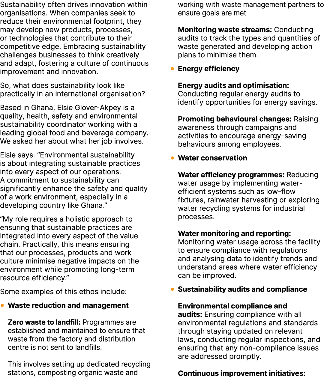 Sustainability often drives innovation within organisations. When companies seek to reduce their environmental footpr...