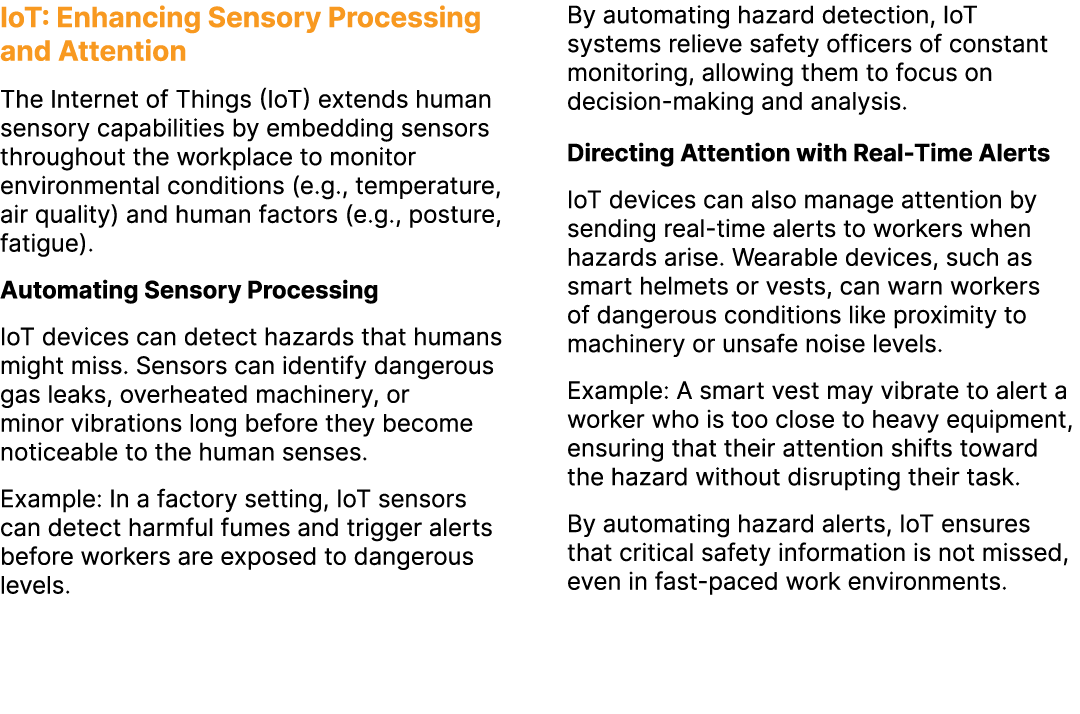 IoT: Enhancing Sensory Processing and Attention The Internet of Things (IoT) extends human sensory capabilities by em...