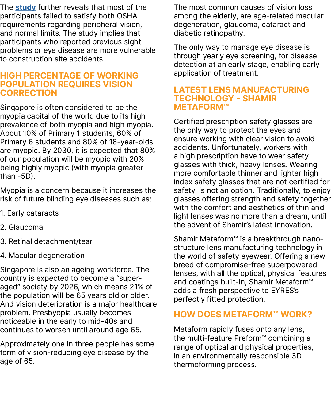 The study further reveals that most of the participants failed to satisfy both OSHA requirements regarding peripheral...