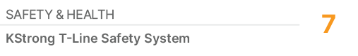 Safety & Health,7,KStrong T Line Safety System