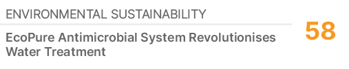Environmental Sustainability,58,EcoPure Antimicrobial System Revolutionises Water Treatment