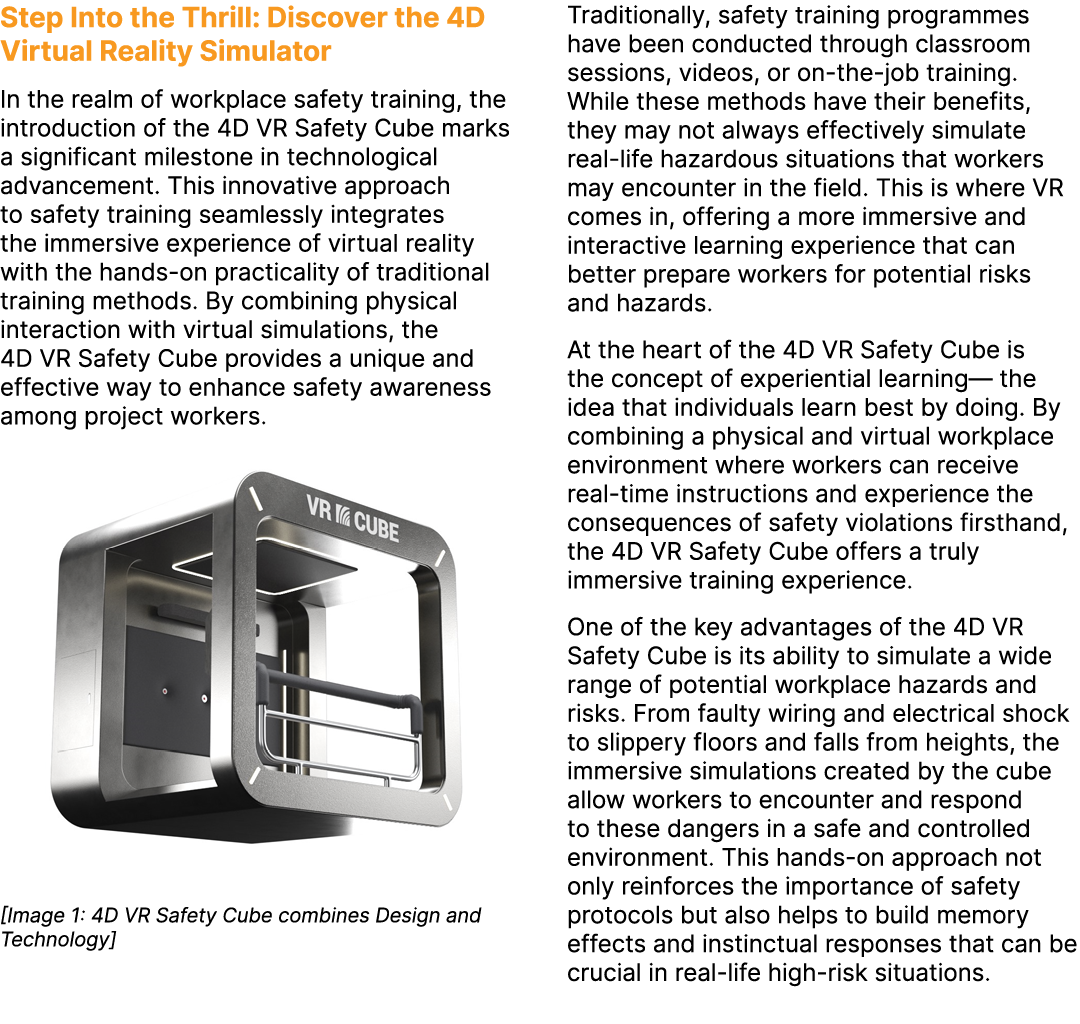 Step Into the Thrill: Discover the 4D Virtual Reality Simulator In the realm of workplace safety training, the introd...