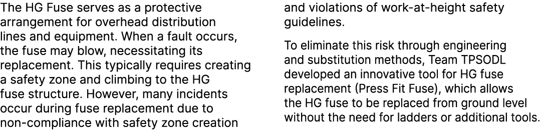 The HG Fuse serves as a protective arrangement for overhead distribution lines and equipment. When a fault occurs, th...