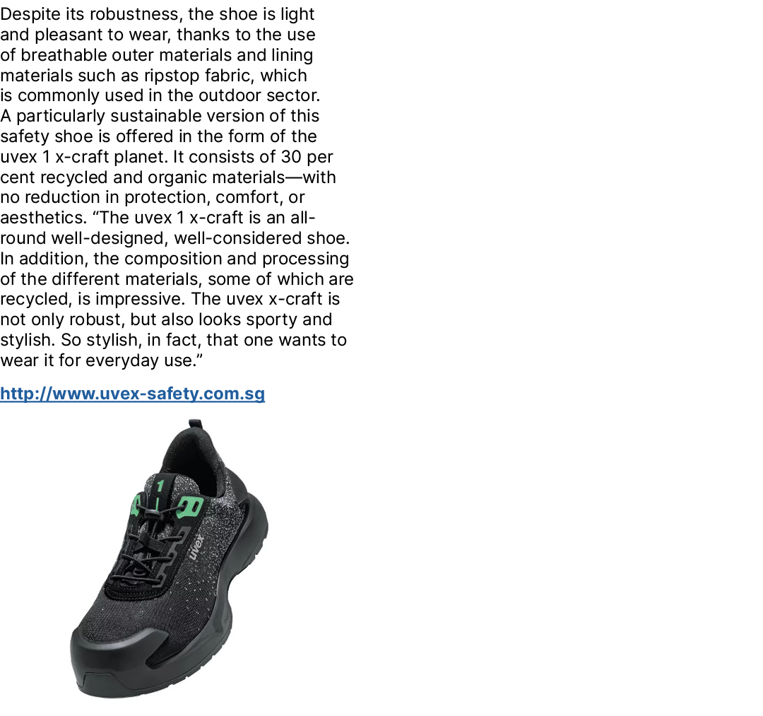 Despite its robustness, the shoe is light and pleasant to wear, thanks to the use of breathable outer materials and l...