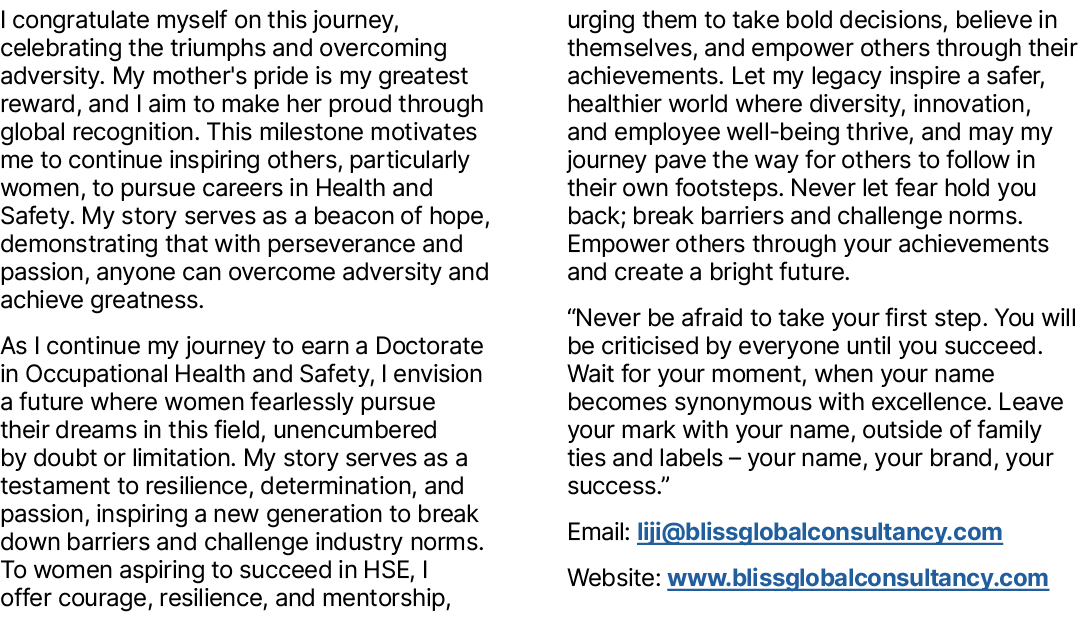 I congratulate myself on this journey, celebrating the triumphs and overcoming adversity. My mother's pride is my gre...