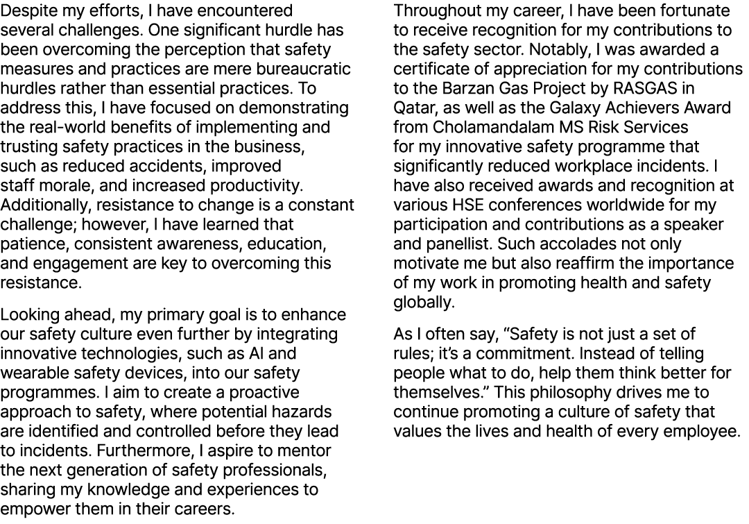 Despite my efforts, I have encountered several challenges. One significant hurdle has been overcoming the perception ...