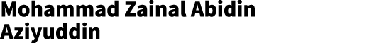 Mohammad Zainal Abidin Aziyuddin