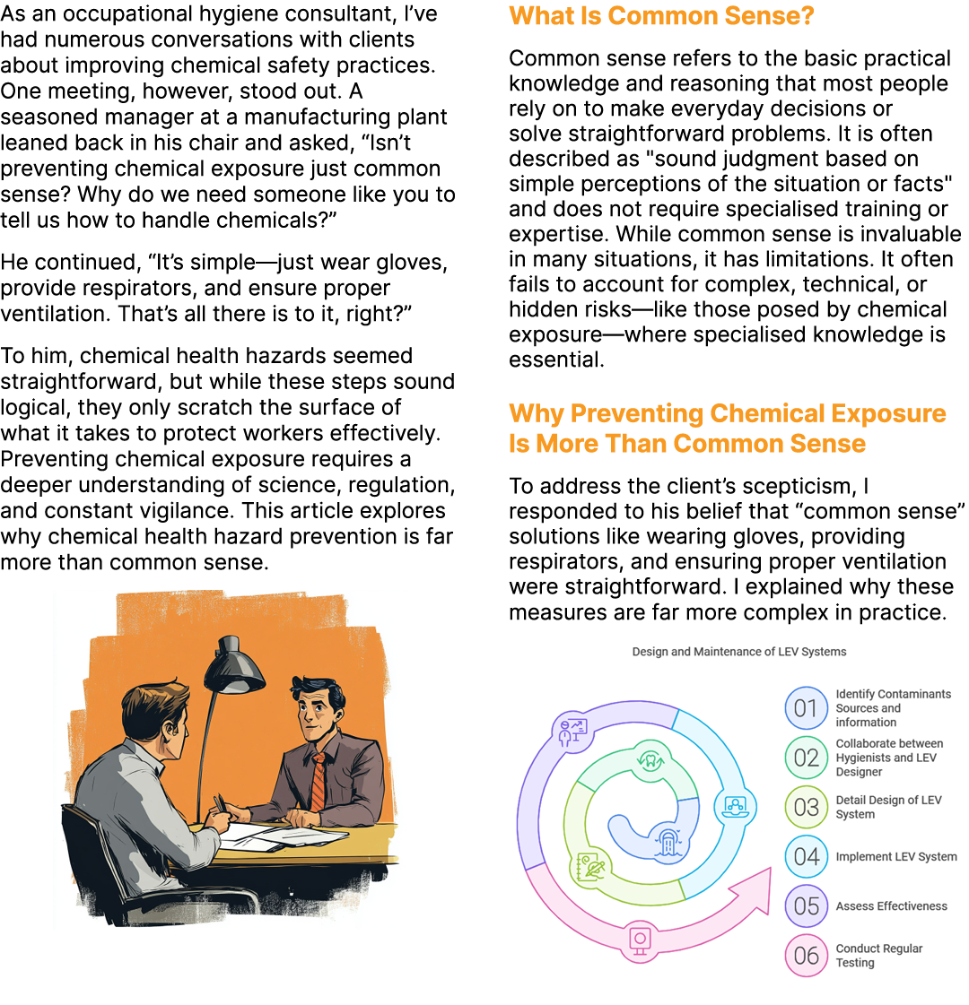 As an occupational hygiene consultant, I’ve had numerous conversations with clients about improving chemical safety p...